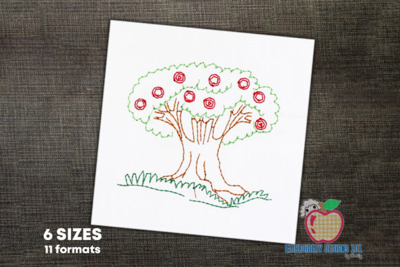 Apple Tree Colorful Lineart: A Seller's Review