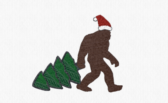 Bigfoot with Tree: A Festive Wild Animals Embroidery Review