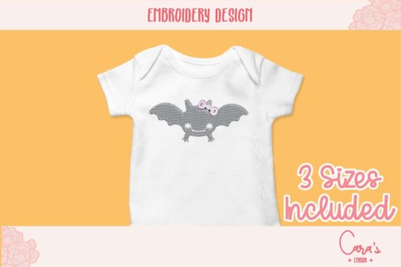 Bow Bat: The Perfect Halloween Embroidery for Craft Fairs