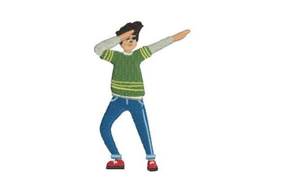 Boy Dabbing: A Playful Holiday Embroidery Review