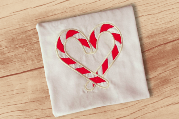Candy Cane Heart Applique: A Craft Fair Best-Seller Review