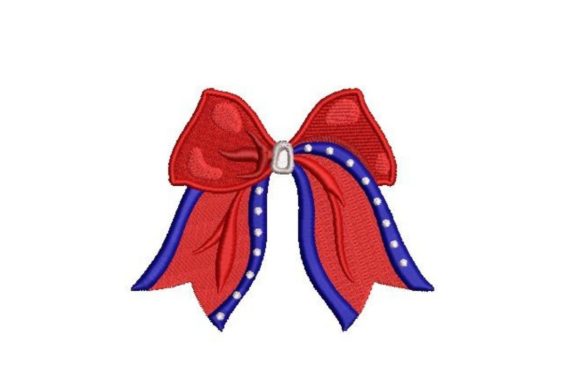 Cheer Bow: A Festive 4th of July Embroidery Review