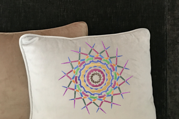 Colorful Mandala: A Festive Embroidery Design Review