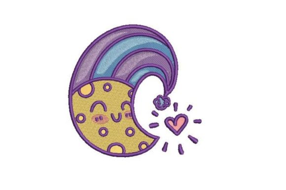 Cute Sleeping Moon: A Designer's Review for Nursery Projects