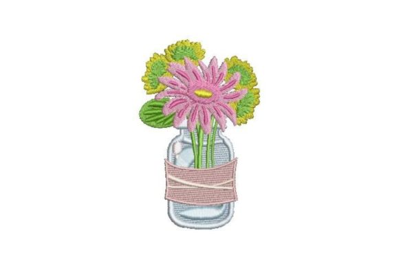 Flower Bouquet in a Mason Jar: A Craft Fair Review