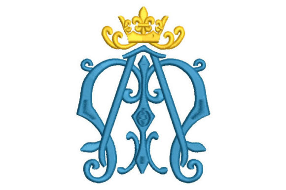 Ornamental Letter M with Crown: A Designer's Review
