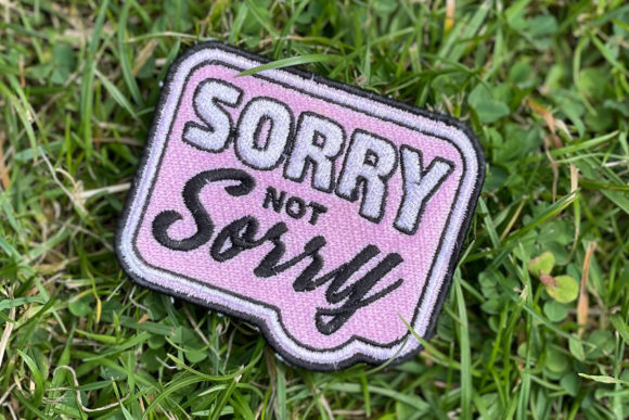 Sorry Not Sorry Patch: A Bold Holiday Design Review