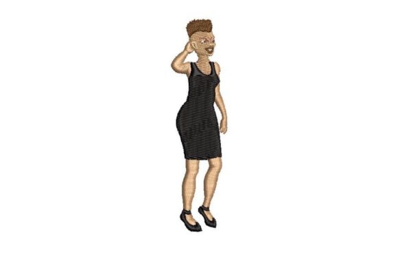 Woman with High Top Fade: A Stylish Embroidery Review